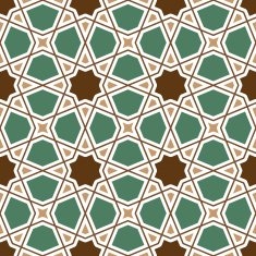 Seamless geometric tiling pattern N14 free image download