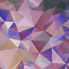 Abstract triangular background in blue and violet colors