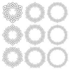 Set of circular patterns N3