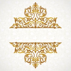 Vector lace pattern in Victorian style N3