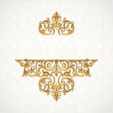 Vector lace pattern in Victorian style N4