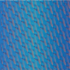 Pattern of ornament semicircle on blue background