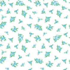 cute watercolor flowers seamless textile pattern