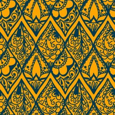 Seamless with vintage floral pattern N44