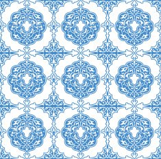 Seamless background of Persian style N4