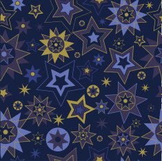 Stars Seamless pattern &ndash; Illustration N2