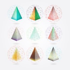 Isolated polygonal crystal