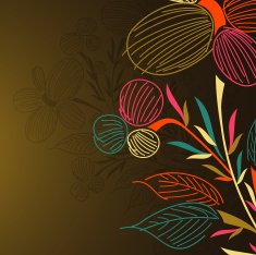 Floral abstract background N20