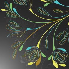 Floral abstract background N22