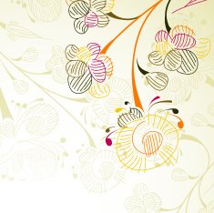 Floral abstract background N23