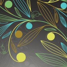 Floral abstract background N35