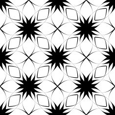 Black and white seamless pattern abstract background N49