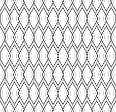 Black and white geometric seamless pattern with line