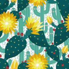 Seamless cactus background N2