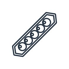 Vector peas outline icon Food symbol N2