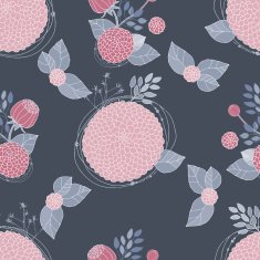 Seamless texture with asters N20
