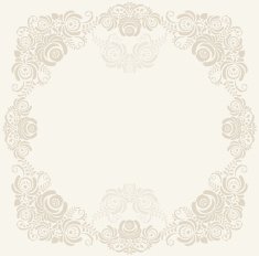 Elegant decorative khokhloma postcard frame N3