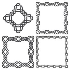 Set of knotting frames and cross N2