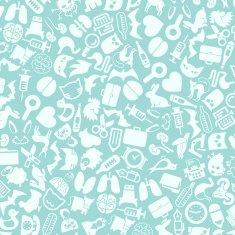 vector background of the veterinary icons