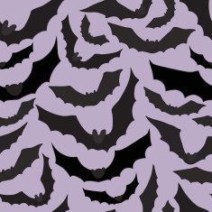 Seamless background with bats Vector illustration N3