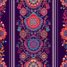Striped floral pattern N5
