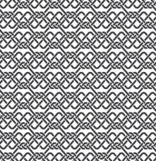 Seamless pattern of braided strips N14