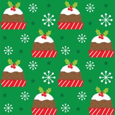 christmas cake pattern