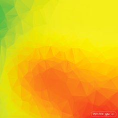 Abstract orange tone triangle geometrical Vector background