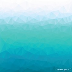 Abstract ocean blue triangle geometrical Vector background