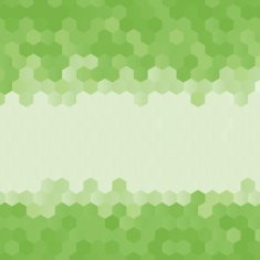 Green abstract geometric rumpled hexagon background low poly style