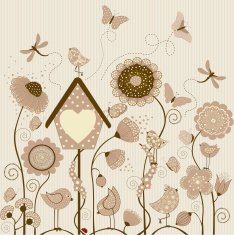 Floral background N729
