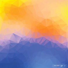 Abstract colorful tone triangle geometrical Vector background
