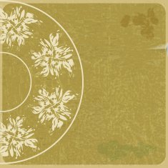 Abstract grunge background with a circular geometric pattern
