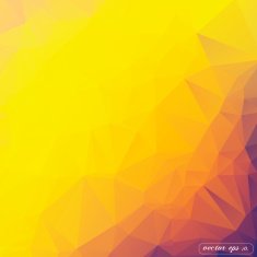 Abstract yellow triangle geometrical Vector background illustrat