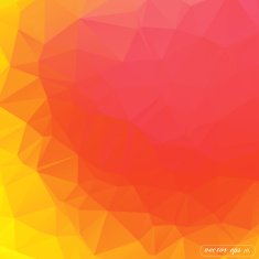 Abstract orange triangle geometrical Vector background