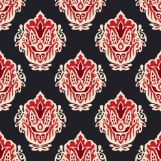 Abstract seamless vintage luxury ornament