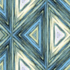 Modern decorative tile with triangle patterns in style crayon sketch N2
