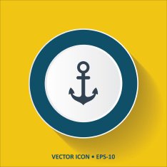 Vector anchor icon