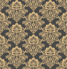 Vector damask seamless pattern background N5