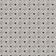 Vector seamless hand-drawn floral pattern N2