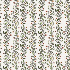 Seamless vector floral pattern of curved spring vine N2