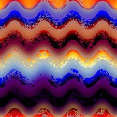 Grunge waves pattern on blurred background