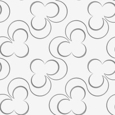 Perforated diagonal clubs on vine