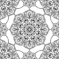 Ornamental vector pattern N2