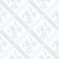 Quilling paper Fleur-de-lis with double grid