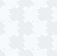 Quilling paper fastened square spirals with offset