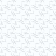 Quilling paper diagonal spades on vine