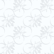 Quilling paper diagonal maple leaves on vine