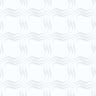 Quilling paper diagonal bulging waves