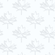 Quilling paper countered maple leaves with veins
